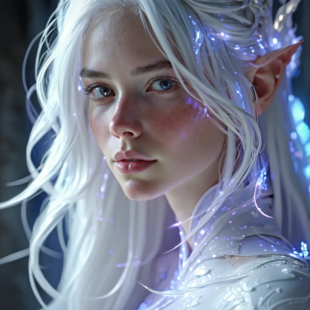 Ethereal portrait of a woman